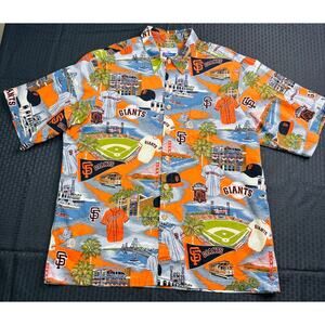 San Francisco Giants MLB Reyn Sports Button Up Men's Shirt, XL